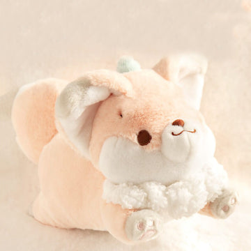 Cartoon Stuffed Pink Fox Plushie, Cute Animal Plush Toy